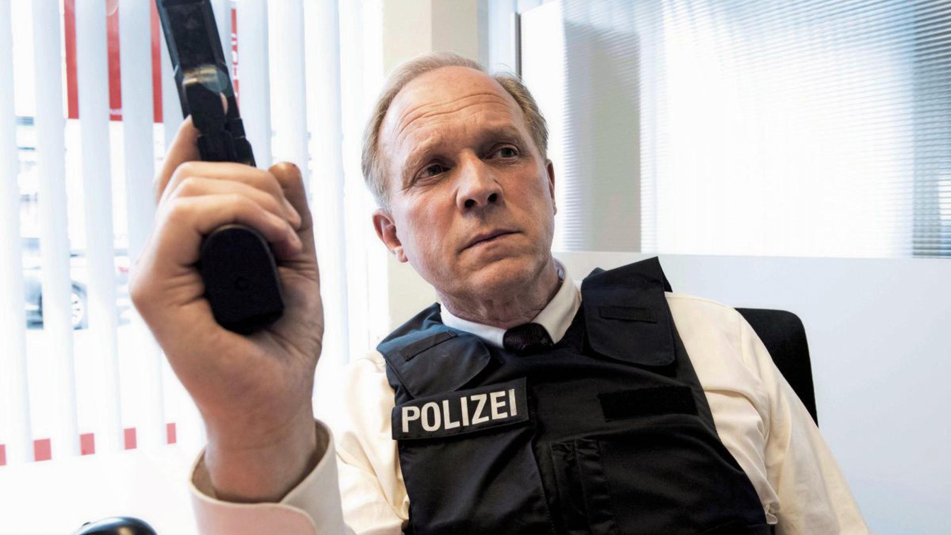 Ulrich Tukur in seiner Paraderolle als "Tatort"-Kommissar Felix Murot.