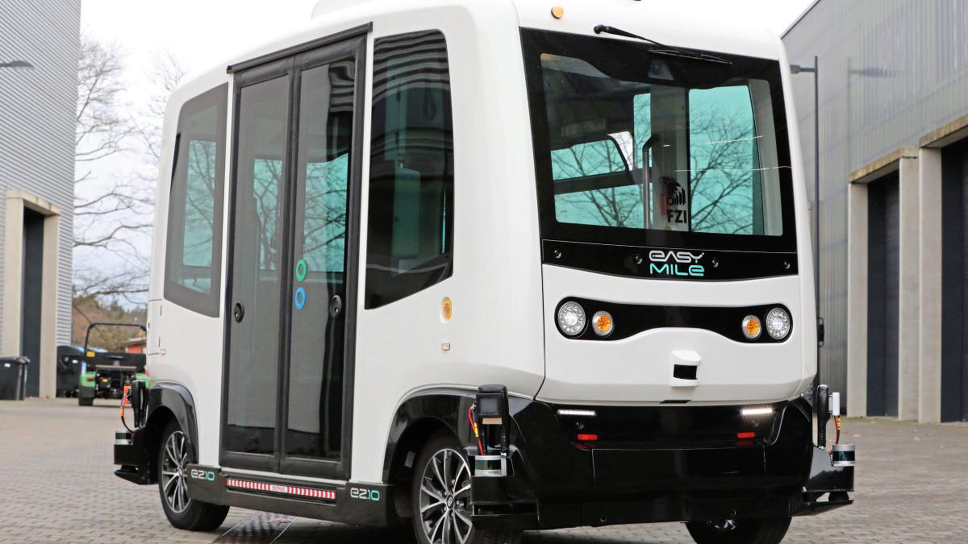Bald sind solche autonomen Minibusse in Karlsruhe im Einsatz