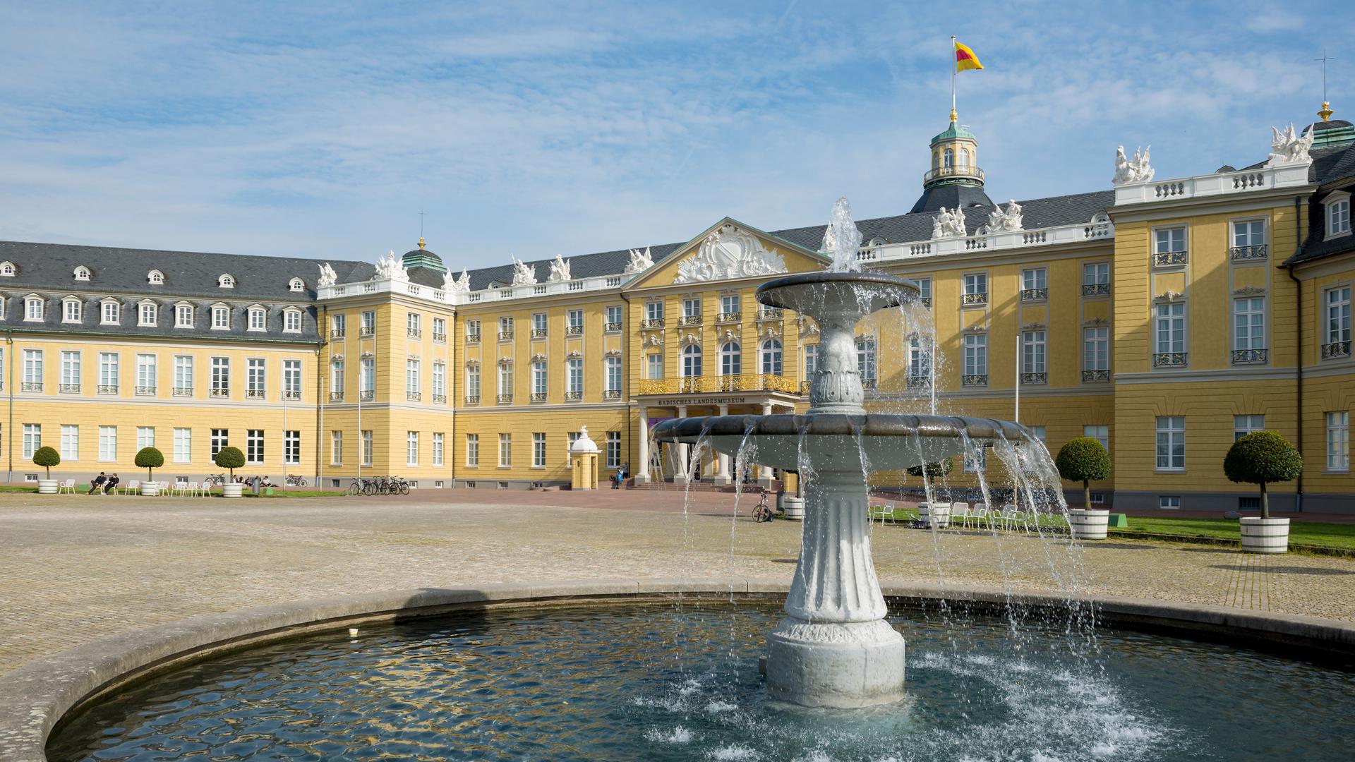 Das Karlsruher Schloss beherbergt das Badische Landesmuseum.