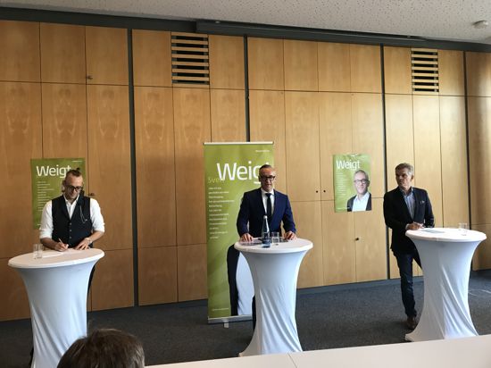 Von links: FDP-Chef Hendrik Dörr, Sven Weigt, CDU-Chef Ingo Wellenreuther 