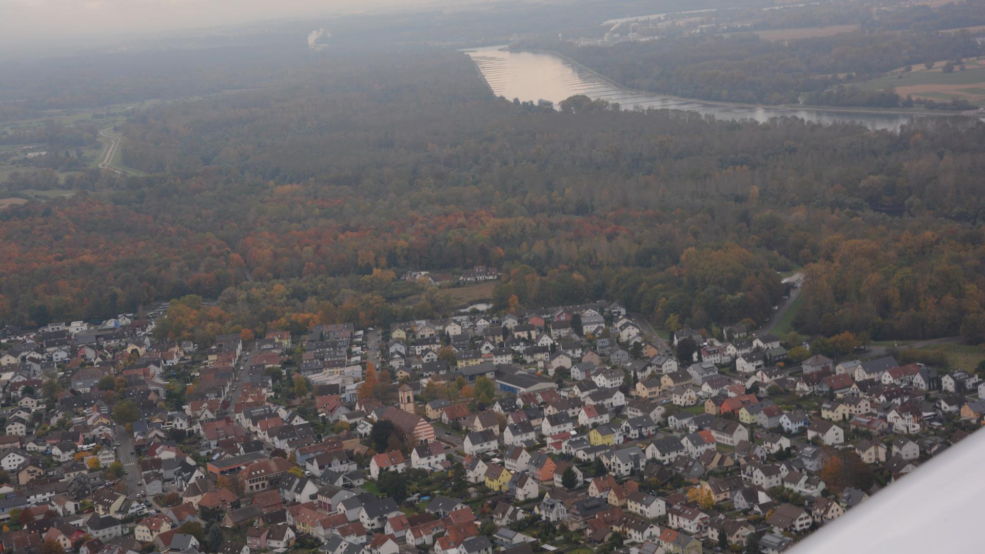 Luftbild Neuburgweier