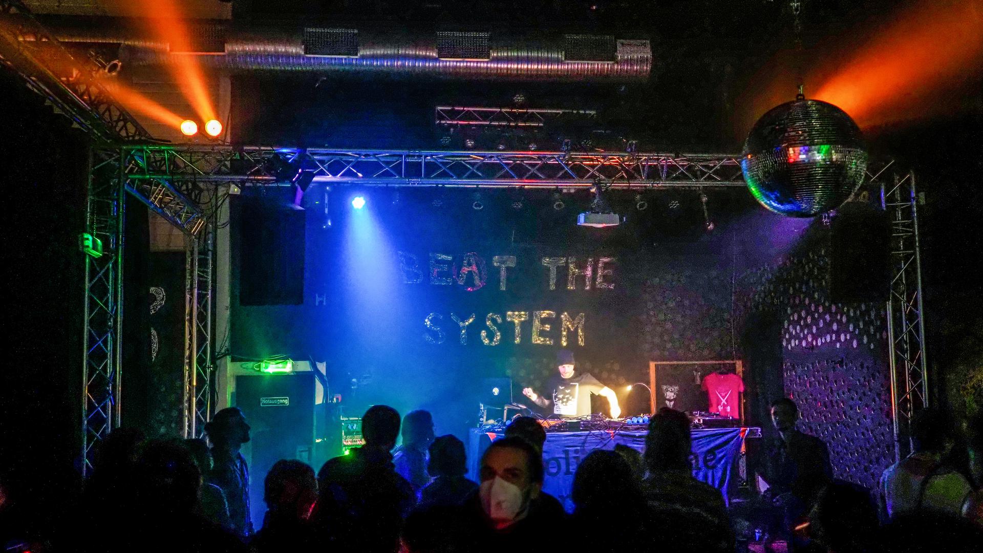 Beat the system Disco in P 8 in Karlsruhe 