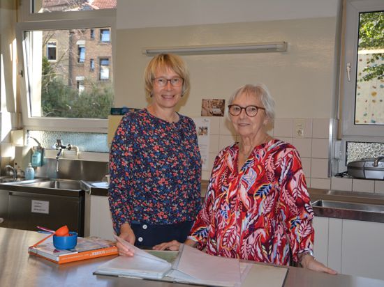 Für Daniel Burkard (links) ist Hannelore Lehne ein „guter Geist“. Die 86-Jährige ist vielfältig engagiert, unter anderem auch beim Projekt „Siebenstein“.