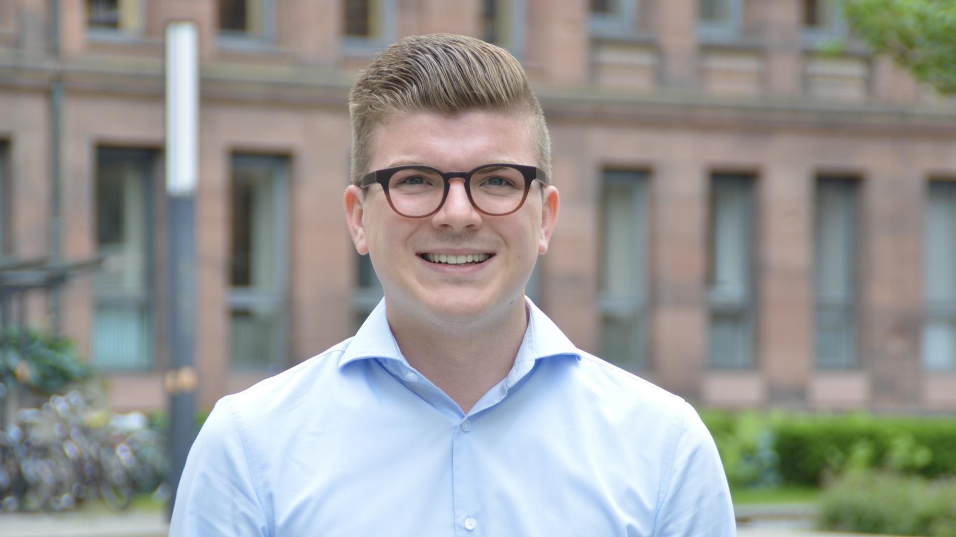 Die Nachfolge im Blick hat Tobias Walter: Der 25-jährige Student will am Freitag beim Kreistag neuer Vorsitzender der Jungen Union Karlsruhe-Land werden.