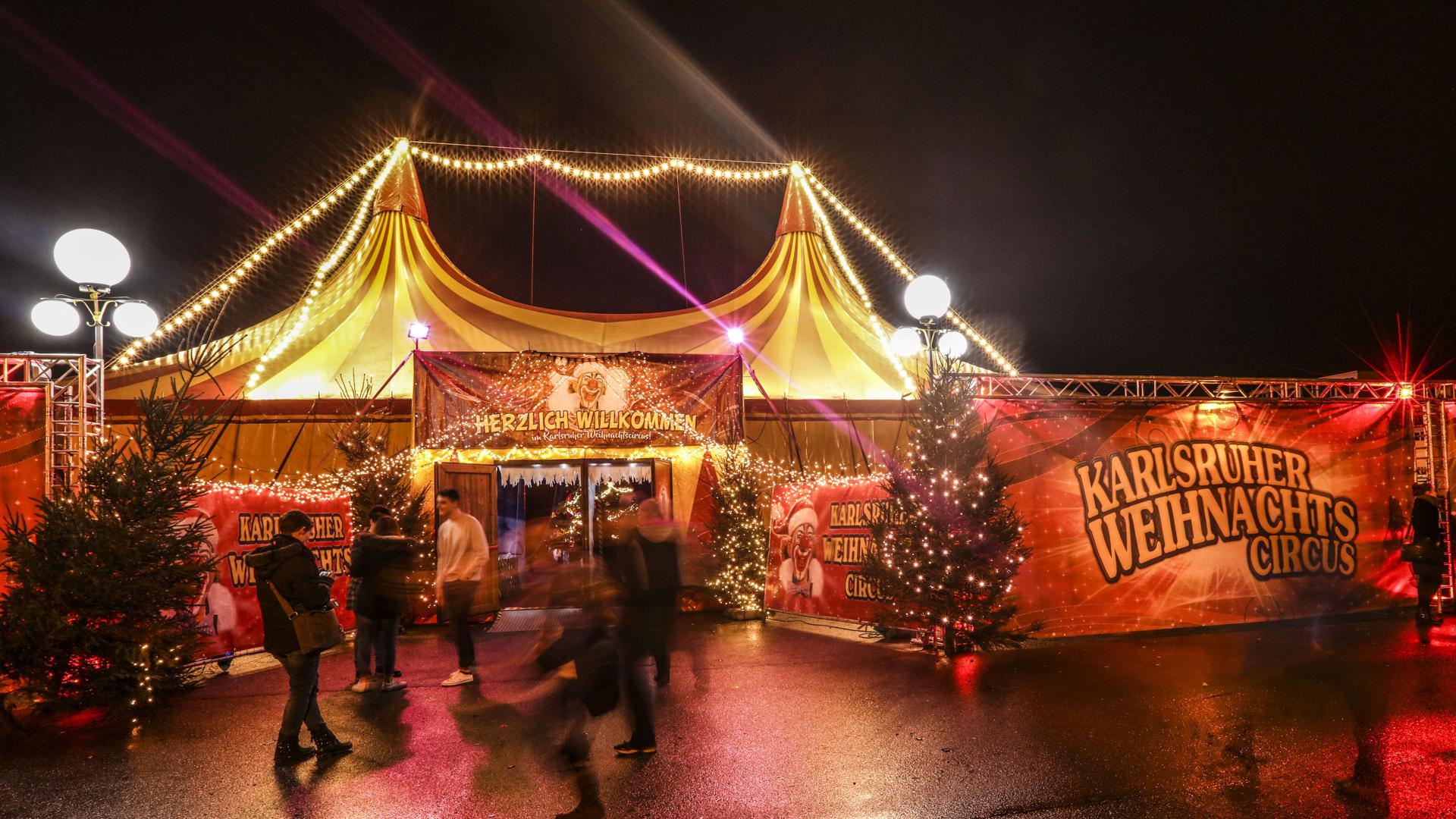 Der Karlsruher Weihnachtscircus öffnet seine Pforten vom 21. Dezember bis 7. Januar. 