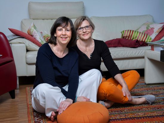 Gründerinnen von Amuvee: Annett-Katrin Wohlgemuth und Sigrid Egner.