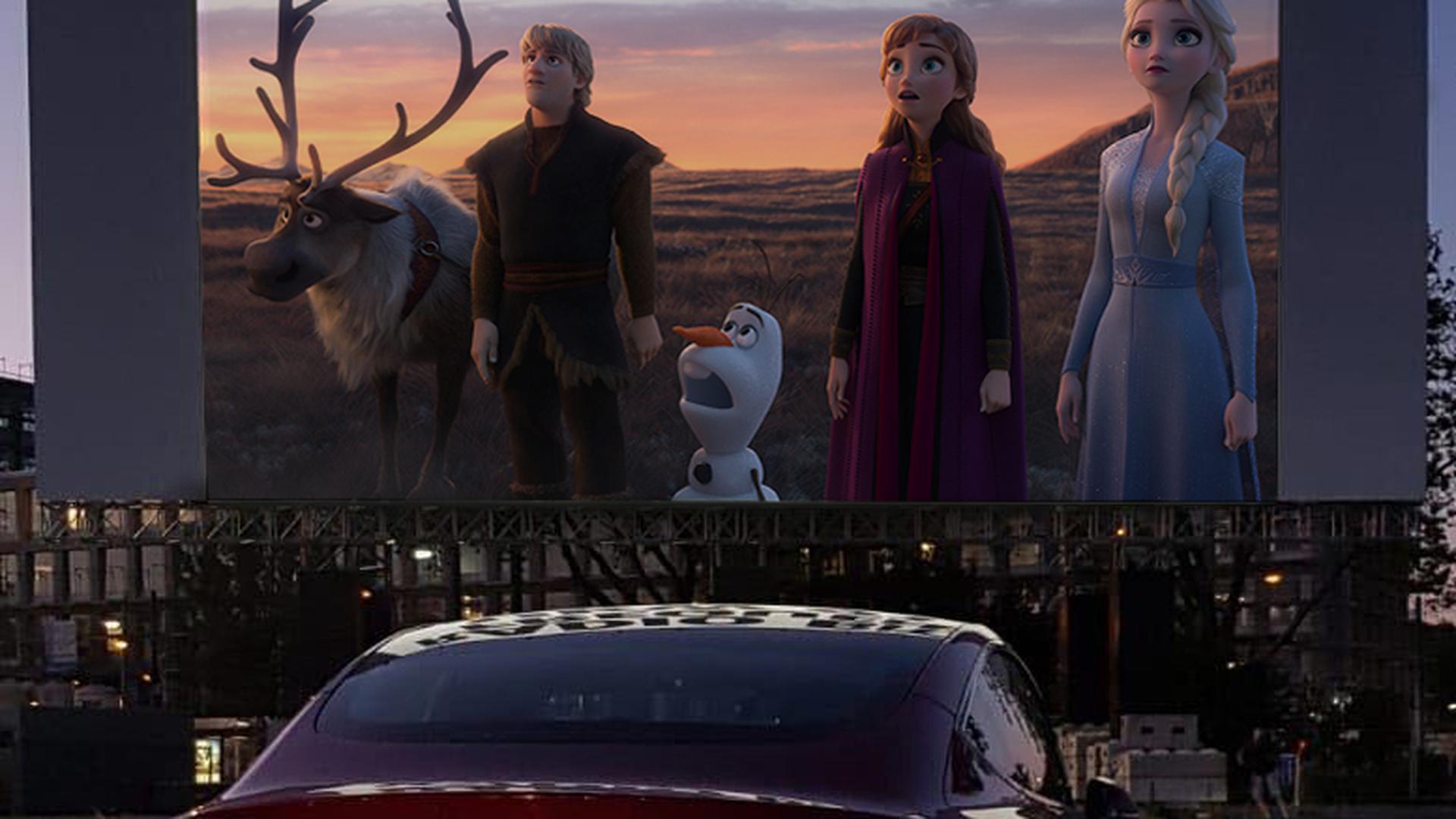 Im Familienprogramm des Autokinos Karlsruhe soll auch der Disneyhit "Die Eiskönigin 2" laufen.
