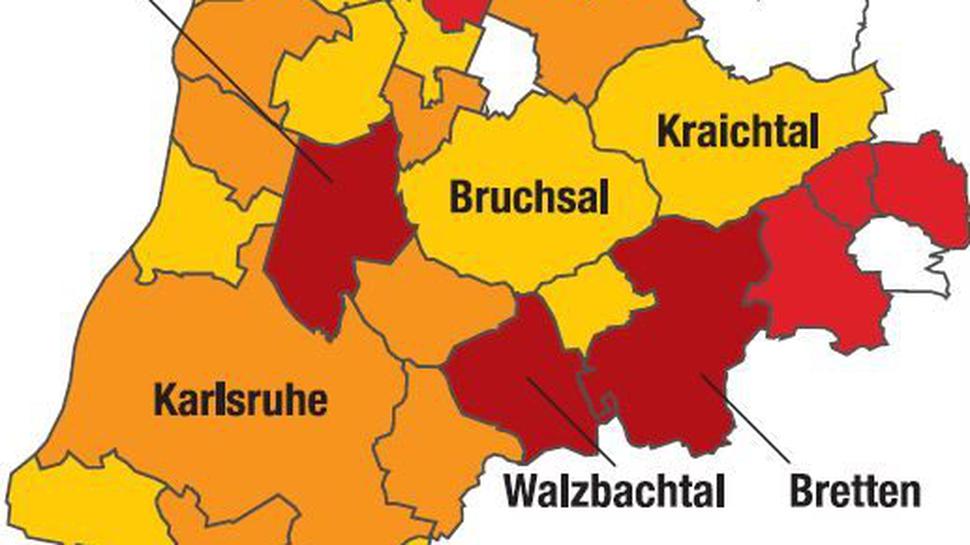 Corona Karte Karlsruhe