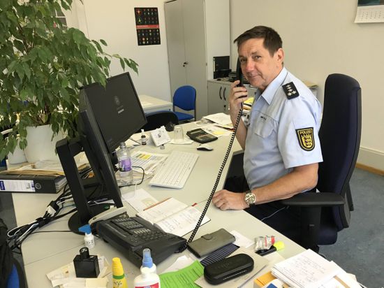 Joachim Zwirner, Leiter Verkehrsreferat im Polizeipräsidium Karlsruhe