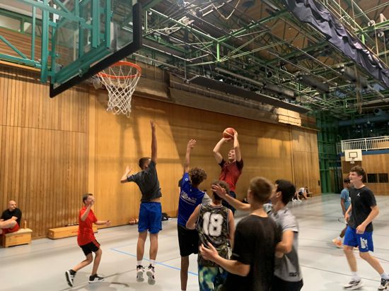 Basketballtraining der U16 vom TSV Ettlingen