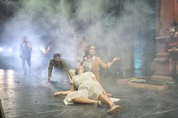 Szene aus der Oper „Der Freischütz“ bei den Ettlinger Schlossfestspielen 2023