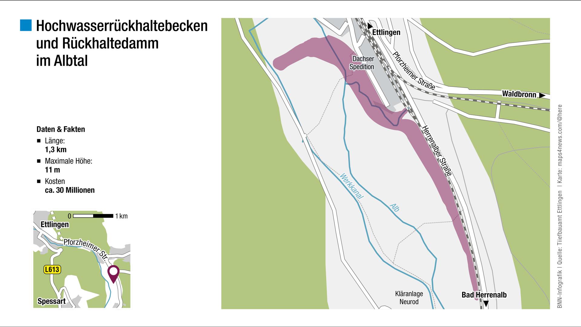 Wie Ettlingen und Karlsruhe vor schweren Überschwemmungen geschützt werden sollen 