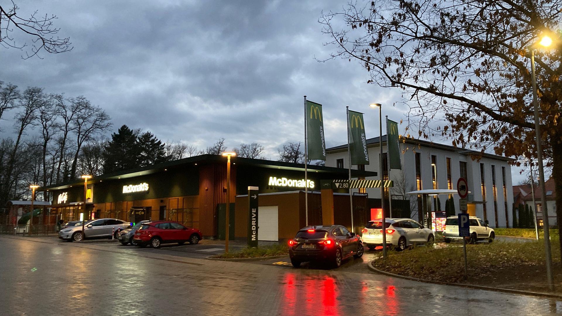 McDonald´s Drive-In Situation in Ettlingen