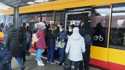 Situation Einstieg in S-Bahn