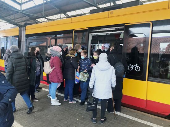Situation Einstieg in S-Bahn