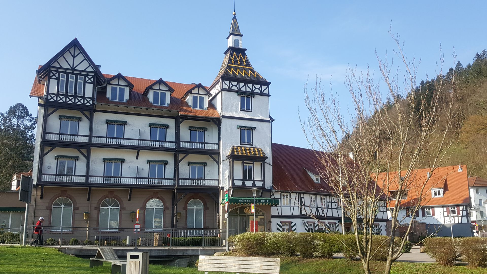 Auch nach 20 Jahren Stillstand gibt es keine Aussichten auf eine baldige Wiedereröffnung von Mönchs Posthotel im Herzen der Kurstadt Bad Herrenalb.