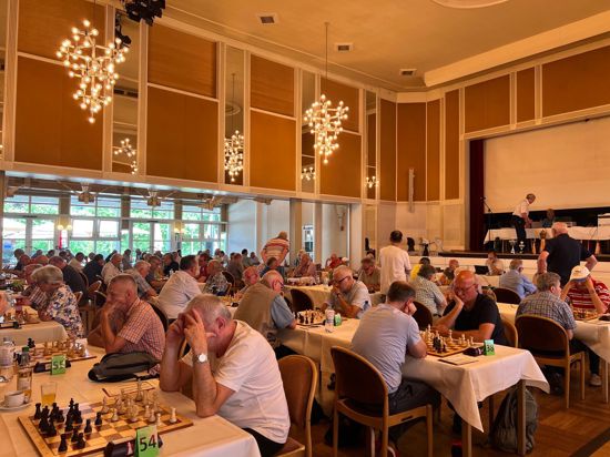 Das Kurhaus bietet ideale Bedingungen für die Schachmeisterschaft