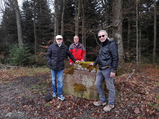Walderhaltung statt Baugebiet wollen Roy Kieferle, Gisbert Ruff und Ulrich Keller (v.li) und ihre Unterstützer mit einem Bürgerentscheid erreichen