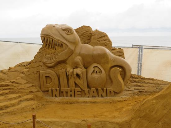 Dino aus Sand