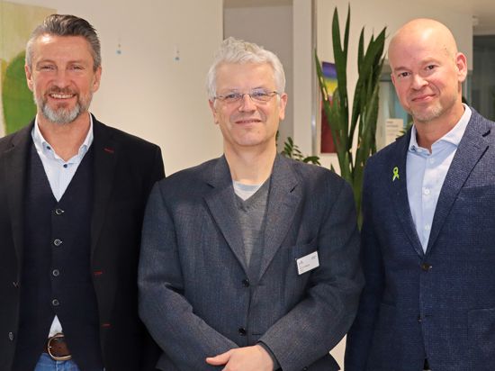 Von links Jörg Schwarzer, Matthias Weisbrod, Philipp Thomann