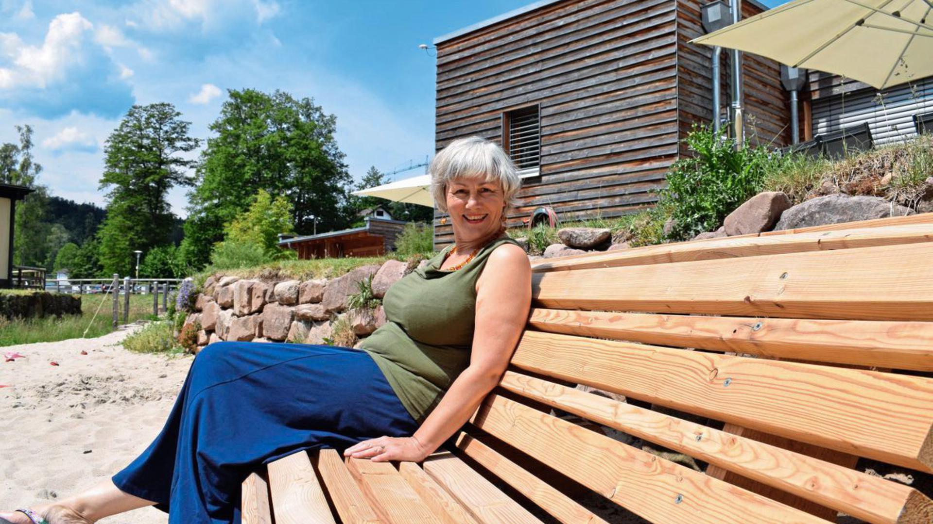 Ihr "Schwarzwaldstrand" ist gut besucht: Lucie Moormann ist bislang zufrieden mit dem Besucheraufkommen in ihren Ferienwohnungen.