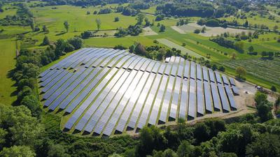 Solarpark Luftbild