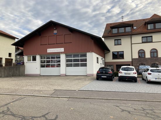 Das Feuerwehrhaus in Marxzell-Pfaffenrot
