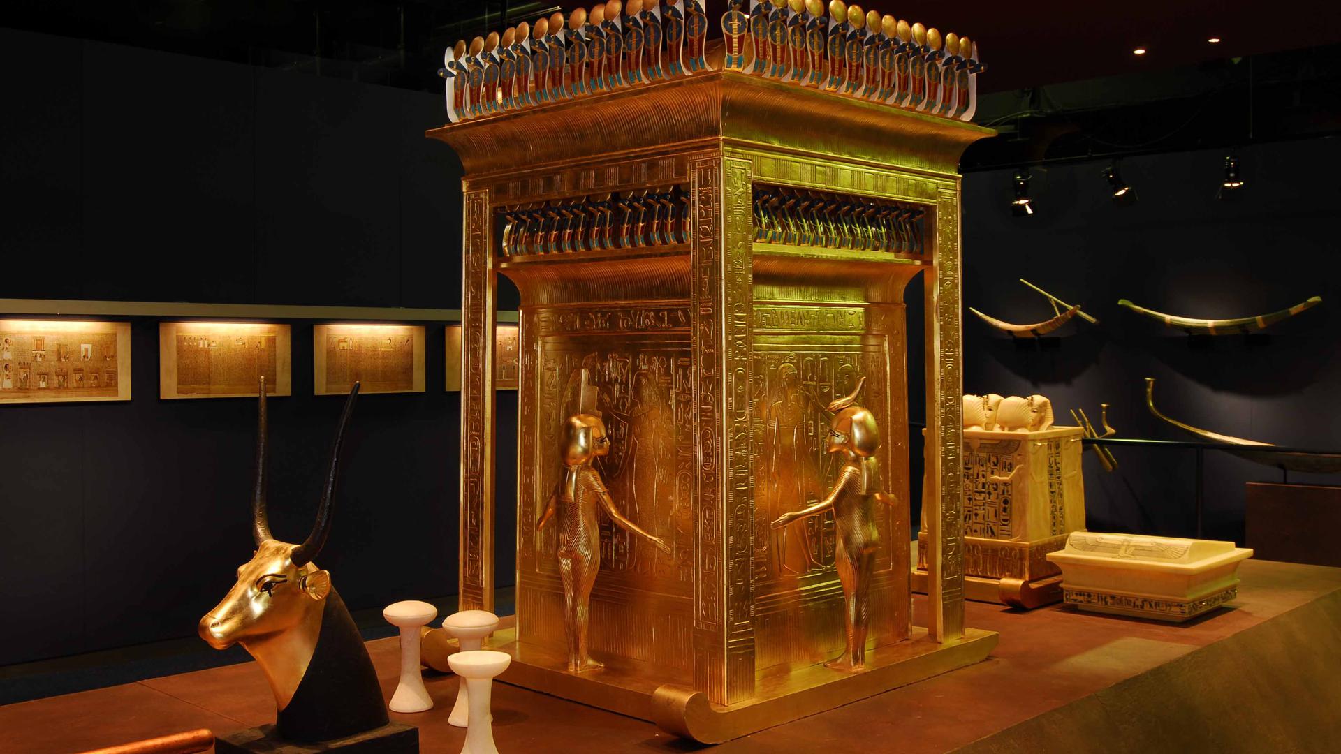 Aus der Schatzkammer von Tutanchamun: Der Kanopenschrein