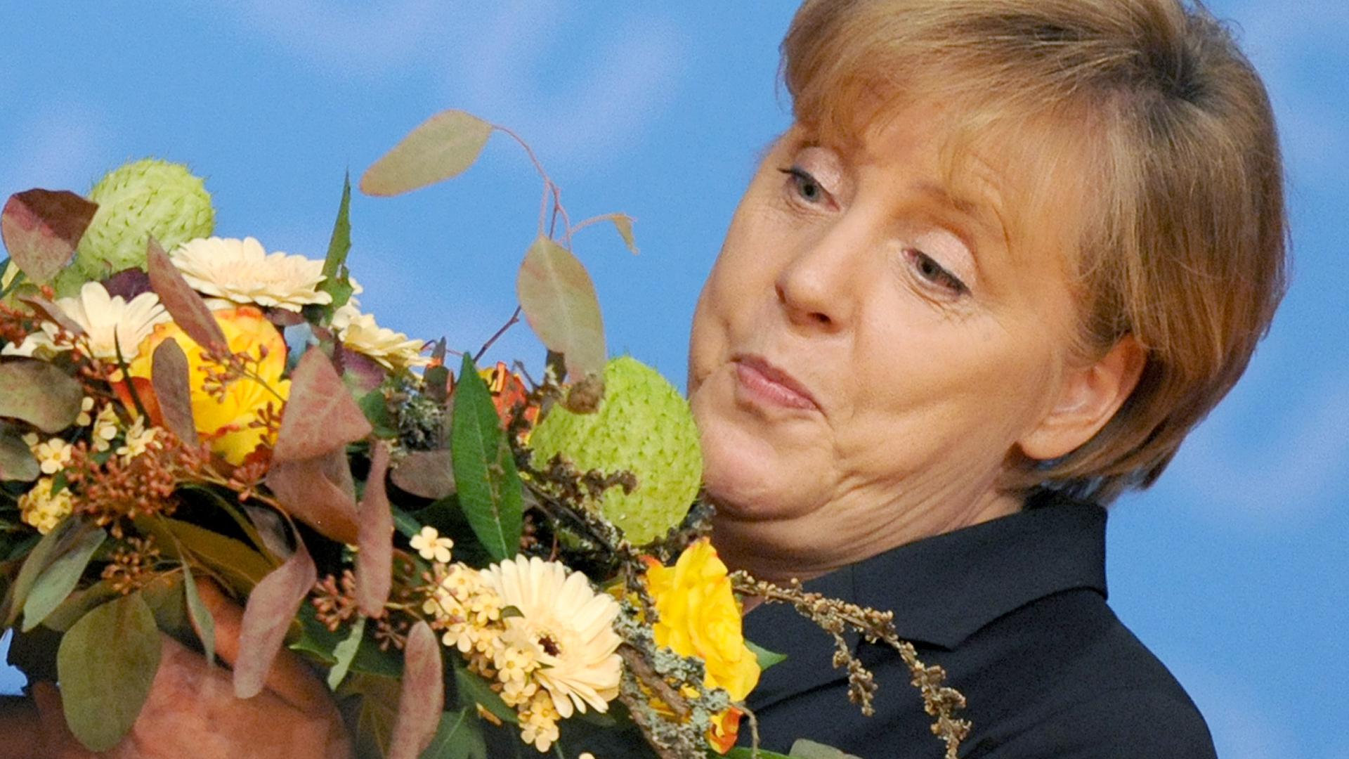 Angela Merkel am 15. November 2010 in Karlsruhe.