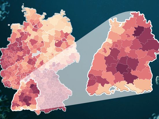 Alle Corona-Fälle in Baden-Württemberg und Deutschland.