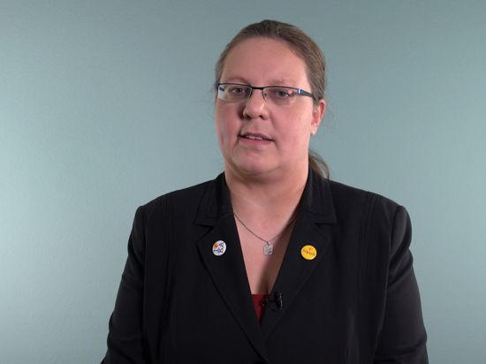 Vanessa Schulz, OB-Kandidatin der „Partei“.