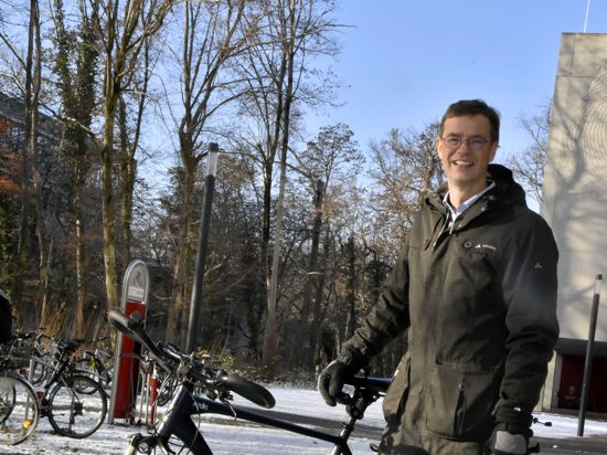 Beste Bedingungen zum Forschen: Christian Holldorb und sein Team untersuchten in den vergangenen zwei Wintern die Situation für Radfahrer in den kalten Monaten.