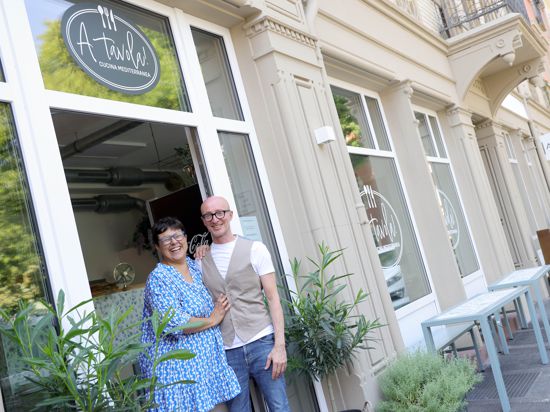 Roberta Burattin und Marko Tellan bewirten ihre Gäste in ihrem Restaurant „A Tavola“ in der Weststadt in Karlsruhe. Die Produkte stammen zum Großteil aus der Region um Verona.