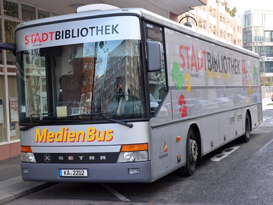 Medienbus / Bücherbus in Karlsruhe