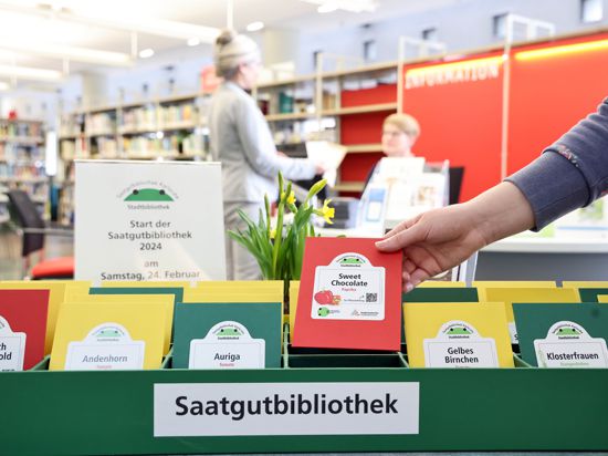 Saatgutbibliothek in der Stadtbibliothek startet wieder