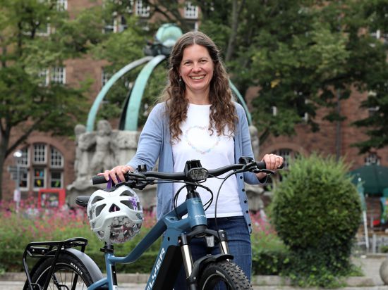 In der Stadt und im Land engagiert: Kristine Simonis sitzt im Landesvorstand des ADFC und setzt sich vor allem für guten Radtourismus ein.