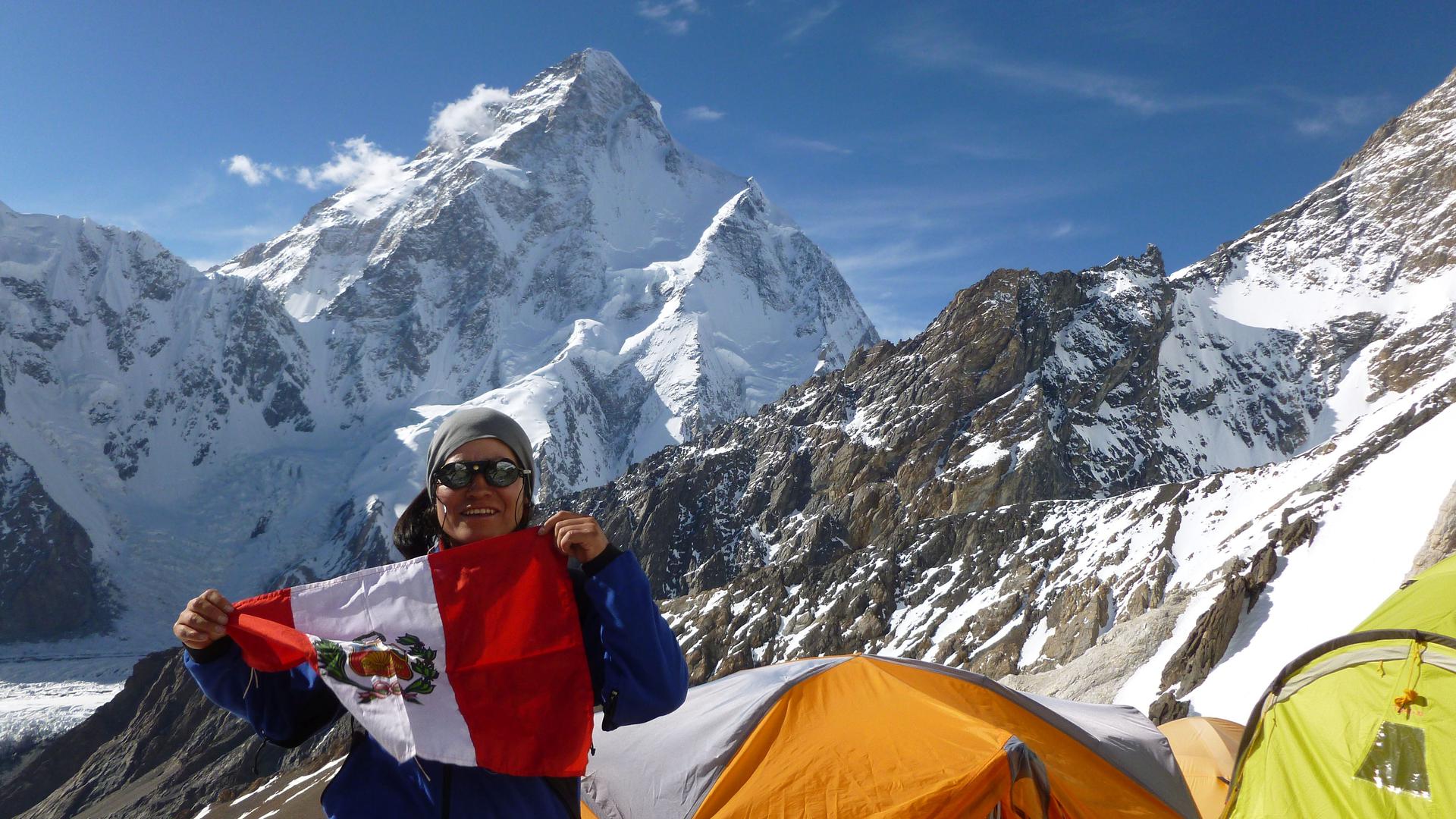 Ein Leben für die Berge: 2019 bestieg Flor Cuenca Blas den Broad Peak in Pakistan. In diesem Sommer will sie ihren vierten Achttausender schaffen, den Nanga Parbat.