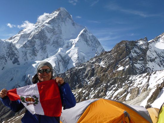 Ein Leben für die Berge: 2019 bestieg Flor Cuenca Blas den Broad Peak in Pakistan. In diesem Sommer will sie ihren vierten Achttausender schaffen, den Nanga Parbat.