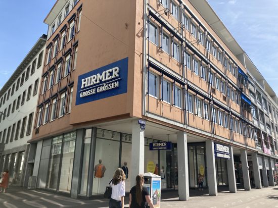 Macht zu: Hirmer schließt an diesem Wochenende seinen Karlsruher Standort. Die Immobilie wird zur Vermietung angeboten.