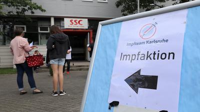Impfaktion beim SSC Karlsruhe