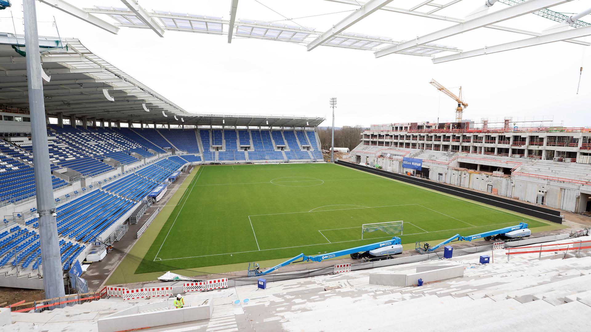 KSC Wildparkstadion Bauzeit länger Karlsruhe