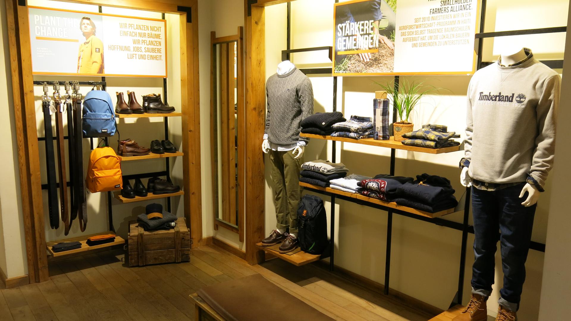 Die Herrenkollektion von Timberland liegt nicht nur voll im Trend, sondern ist auch bequem zu tragen.
