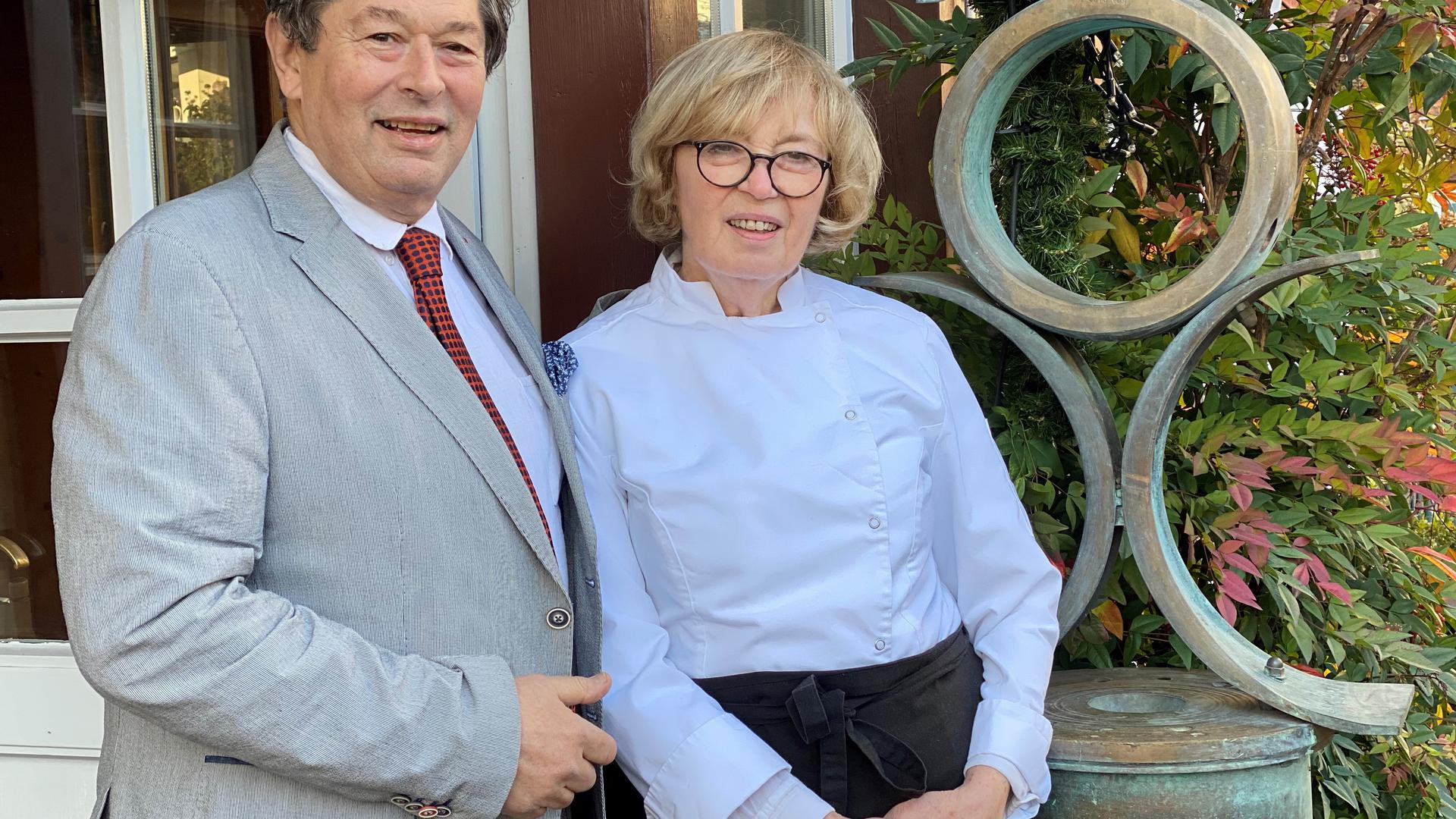 Botschafter für den guten Geschmack: Gérard und Anita Jollit haben aus dem „Ochsen“-
Gasthof ein Mekka für Liebhaber der französischen Küche gemacht. 