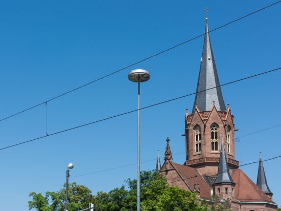 Die Christuskirche in Karlsruhe