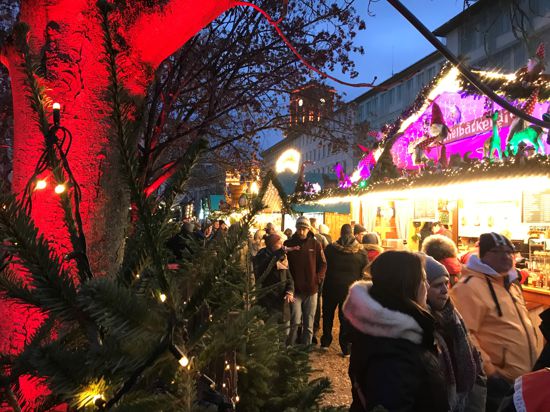Weihnachtsmarkt auf dem Friedrichsplatz