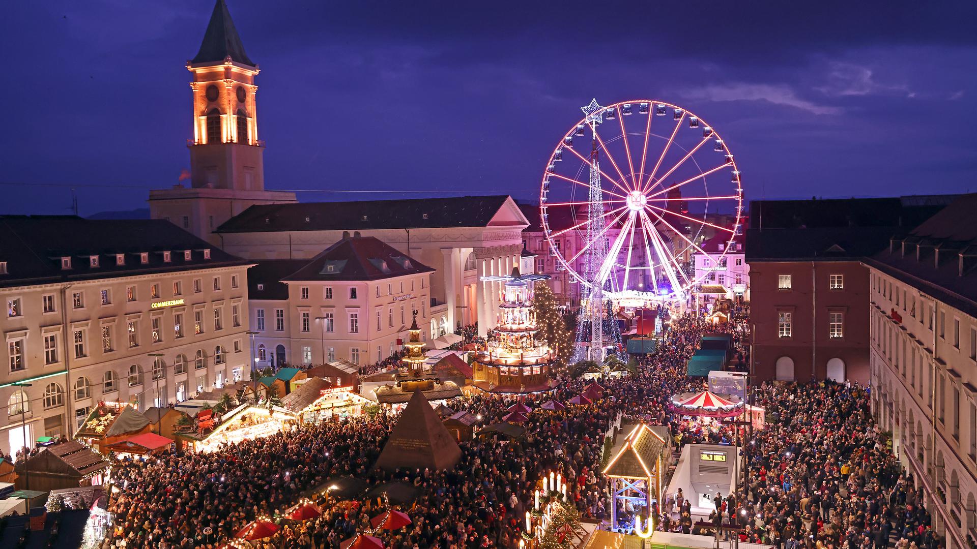 Karlsruher Weihnachtsmarkt: So funktionieren die beiden Standorte