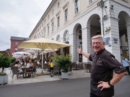 Vor dem Umbau: Der Konditorei-Unternehmer Stefan Böckeler hat viel vor mit seinem regional bekannten Kaffeehaus am Marktplatz. 