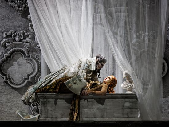 Szene aus der Oper „Ottone“ bei den Händel-Festspielen in Karlsruhe 2023