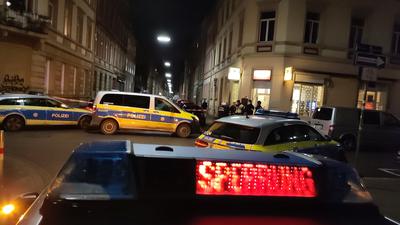 Großeinsatz Polizei Südstadt Karlsruhe Sperrung