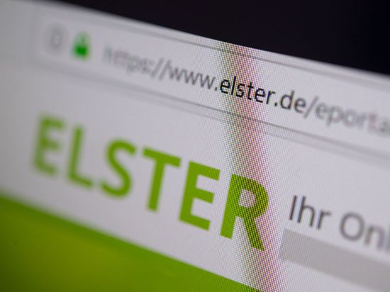 Die Webadresse des Portals der deutschen Steuerverwaltungen zur Abwicklung der Steuererklärungen und Steueranmeldungen über das Internet, Elster.